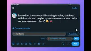 Generate tweet ideas in seconds