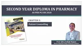 Chapter 5 - Patient Counselling | Community Pharmacy and Management | SY Diploma Pharmacy | Nirali