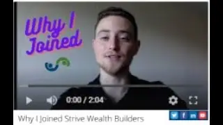 Why I Joined Strive Wealth Builders