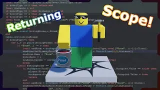RBX Studio Scripting Scope and Returning Tutorial.