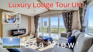 WOW!  Sea View.  Luxury Holiday Lodge for sale, Pakefield Holiday Park, Lowestoft.