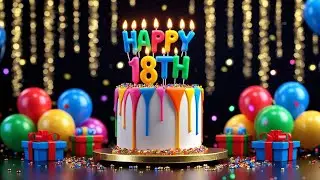 Happy 18th Birthday Song 🎂 | Special Sweet 18 Celebration Music 💖