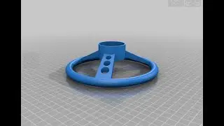 3D Printed Steering Wheel for the GRS Button Hole Spinner (How It Works + Demo)