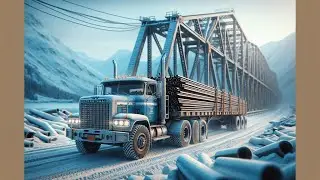 SnowRunner | Complete Walkthrough | Bridge Repair: Repairing the Metal Bridge in North Port, Alaska!