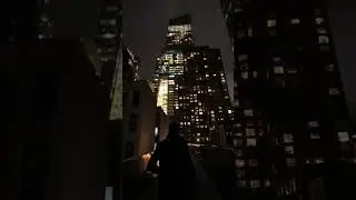 highline park and Hudson yards night walk