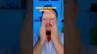 can you cover a beard with glue stick?