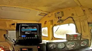 Drive view - Passando com trem pelas cidades de Sarzedo, Ibirité e Belo Horizonte - buzina K5LA