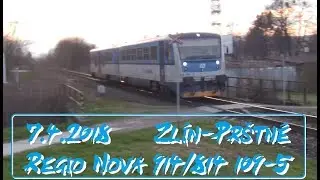 Regio Nova 914/814 109 - 5 NAJBRT 7.4.2018 Zl&iacute;n-Pr&scaron;tn&eacute;