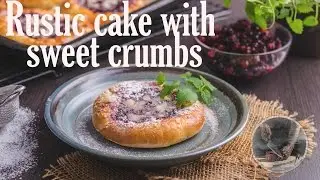 Rustic mini cakes with sugar crumbs, #creativekitchen
