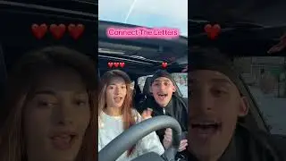 CONNECT THE LETTERS 🔥❤️Part 5 she&rsquo;s improving? #viral #couple #funnyvideos