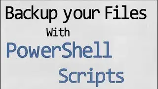 How to Convert PowerShell Scripts to .Exe | Copy Files with PS