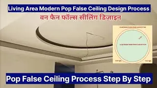 Pop False Ceiling Living Area Design Process !! False Ceiling Design For Living Area