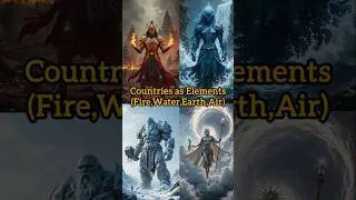 Countries as Elements🤯| Wait for India #shorts