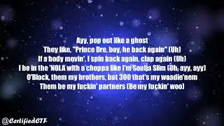 King Von - Back Again (Lyrics) Ft. Lil Durk & Prince Dre