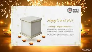 ✨ Diwali Wishes from MASS PRECAST PRODUCTS | RCC Precast Tanks | Quality &bull; Strength &bull; Trust ✨