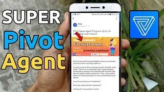 Pivot app become super agent and Event for new users | Earn BTC trick and new event