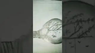 Inside Bulb drawing #shorts
