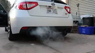 2010 subaru wrx sti e85 cold start