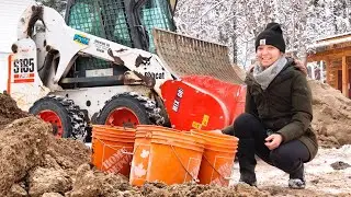 Can We Build a Rammed Earth Wall In The Snow?