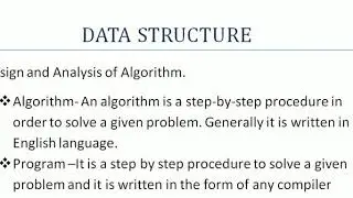 #DATA STRUCTURE using C #ALGORITHM #DESIGN AND ANALYSIS OF ALGORITHM WITH NOTES OF WHOLE TOPIC......