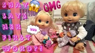 Baby Alive Shay произносит своё первое слово?! | Baby Go Bye Bye и 2006 Soft Face