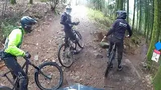 Singletracks bike park  Francky trail (bleue), Lisière (bleue), Chat chouffy (bleue) et une rouge !