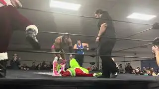 Blaze Pro Wrestling Tag Team Match Mentallo and Santa Clause vs Kevin O&rsquo;Doyle and The Grinch