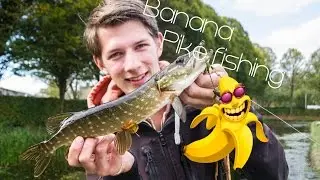 Banana Fishing - Pike On a Banana!