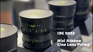 Nisi Athena Cine Lens Prime Set- IBC 2023