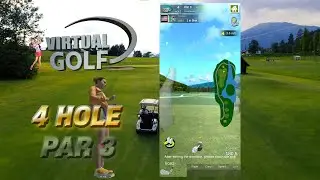 VirtualGolf the 4th Hole of Virtual Master CC Play Video