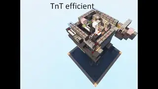 Simple TnT Efficient Blast Chamber - Minecraft 1.17+ [WDL]