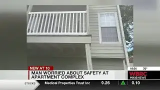 Man worried about safety at apartment complex