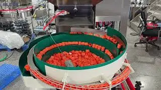 120 high-speed red cap capping machine detail show