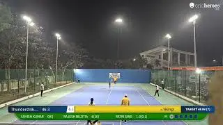 Thunderstrikers vs Vikings live cricket match | Umang T7 Night Cricket Tournament 2025 live - NSCB