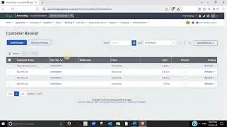 Customer Receipt Creation in Sage Business Cloud Accounting