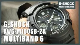Unboxing The New Casio G-Shock AWG-M100SB-2A