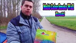 Vuurwerk: Pyrostar Multi Color Smoke Wall