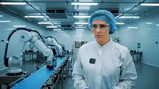 Inside a Modern the salmon processing plant and preparation of salmon pilaf with butter