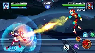 Stickman Fughter Infinity - Super Heroes Gameplay