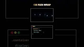 CSS Flex Wrap#html #css #javascript #programming #coding #webdesign #learnhtmlandcss #webdevelopment