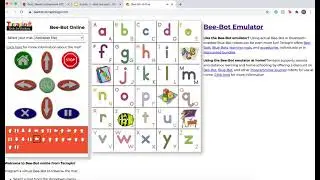 Bee-Bot Alphabet Map W200