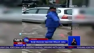 Banjir Ibukota, Genangan Air Mencapai 40 Cm - NET 16