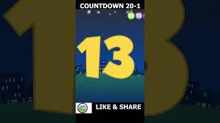 Countdown from 20-1|Nursery Rhymes for Toddlers|#shorts #viral