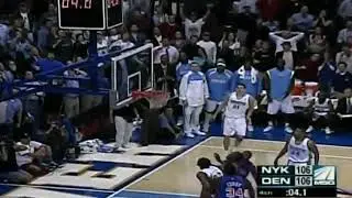Jamal Crawford turnover, steal and game-winner (Knicks vs Nuggets)