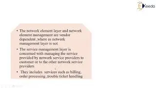 Service Architecture -Telecommunication Management Networks- Network Management in Telecommunication