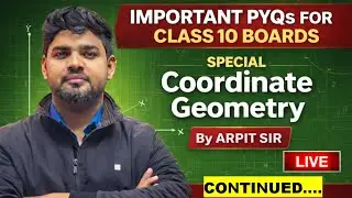 Class 10 Boards 2026 | Coordinate Geometry Most Important Questions | CBSE Board Exam Special 🔥
