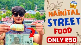 Nainital Street Food in ₹50 😱 | ₹20Momos 😵