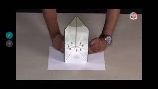 Multiple Image formation by two plane mirrors  | Experiment with application of the formula