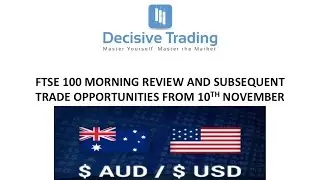 Aud Usd Forex Price Action Review and Subsequent Analysis 10th November