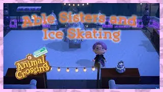 Able Sisters & Ice Skating ACNH/Animal Crossing/ Goth Holiday Island